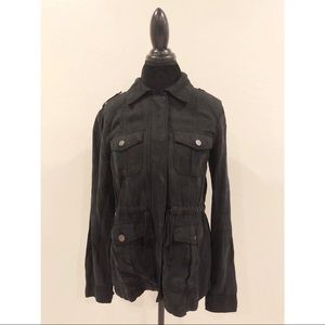 Anthropologie Sanctuary Military Jacket in Black